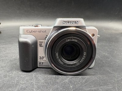 Sony Cyber-Shot DSC-H10  Silber Kompakte Retro Digitalkamera Vintage Geprüft