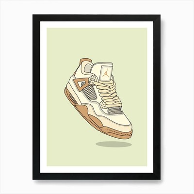 Jordan Fashion Kunstdruck gerahmt Wandbild Poster Leinwanddruck Bild