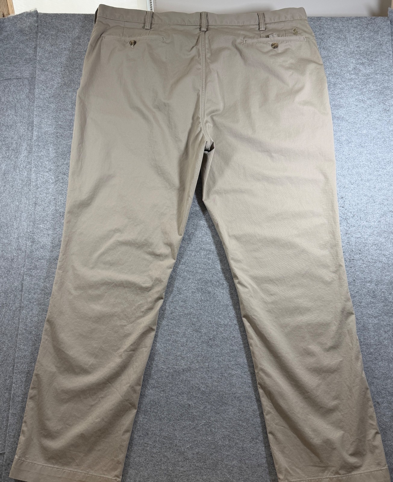 Polo Ralph Lauren Chino Pants Mens 44x34 Khaki Stretch Classic Fit Pony Logo thumbnail 2