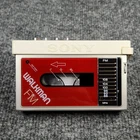 Sony Walkman WM-F10 Cassette Player AM FM Radio WORKS Motor Spins Vintage READ