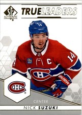Nick Suzuki 2022-23 SP Authentic True Leaders #TL-13 Montreal Canadiens