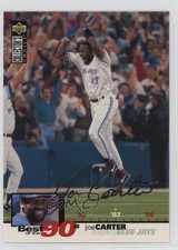 1995 Collector's Choice Best of the 90s Silver Foil Signature Joe Carter 0nr3