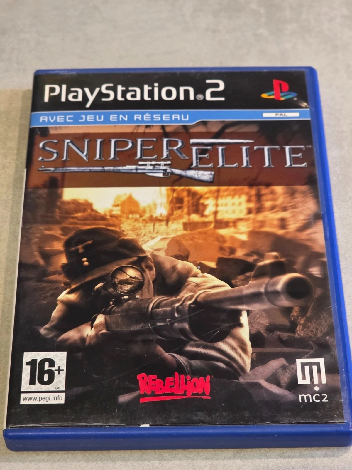 SNIPER ELITE SONY PS2 PLAYSTATION 2 manque la notice