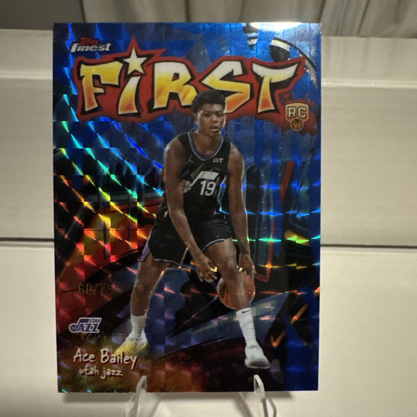 2025-26 Topps Finest - First Ace Bailey #F-5 Die-Cut Refractor /75 (RC)