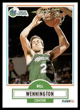 1990-91 Fleer Bill Wennington Dallas Mavericks #44