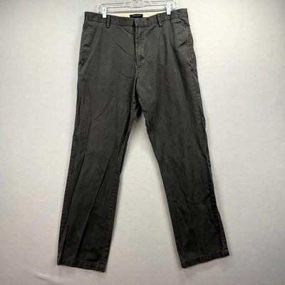 Banana Republic Gavin Chino Pants Men 36x34 Gray Office Original Straight Casual