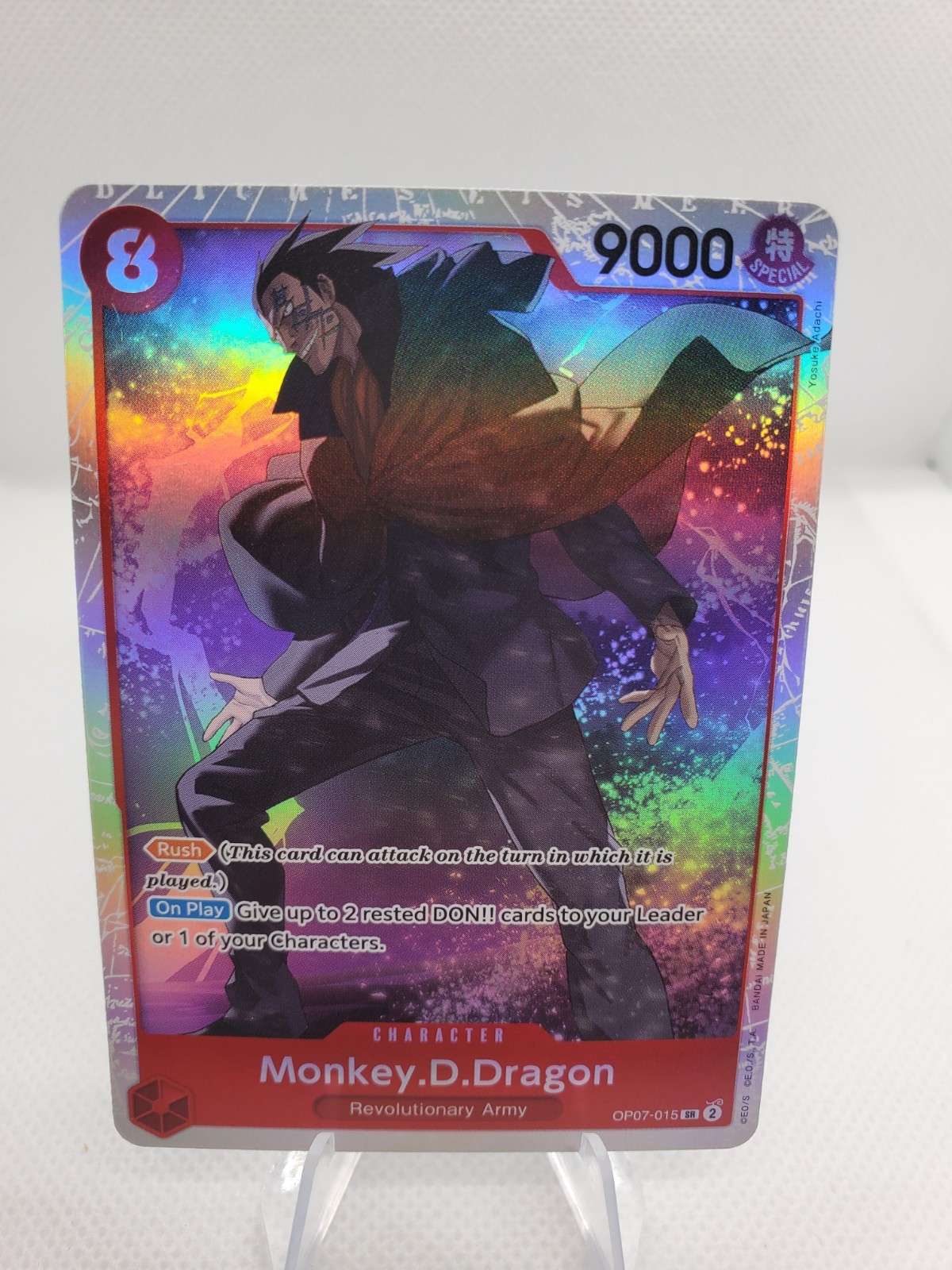 Monkey D Dragon OP07-015 SR English One Piece TCG 500 Years in the Future