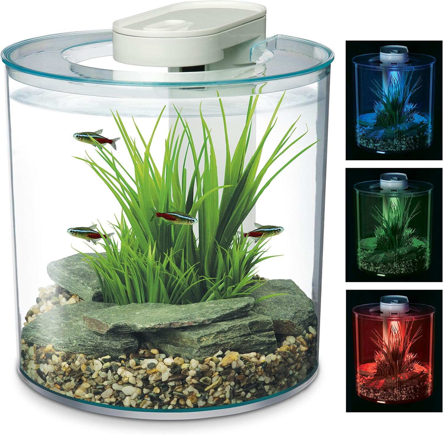 Acquario Design Marina 360 LED - 10L Multicolore per Arredo Moderno