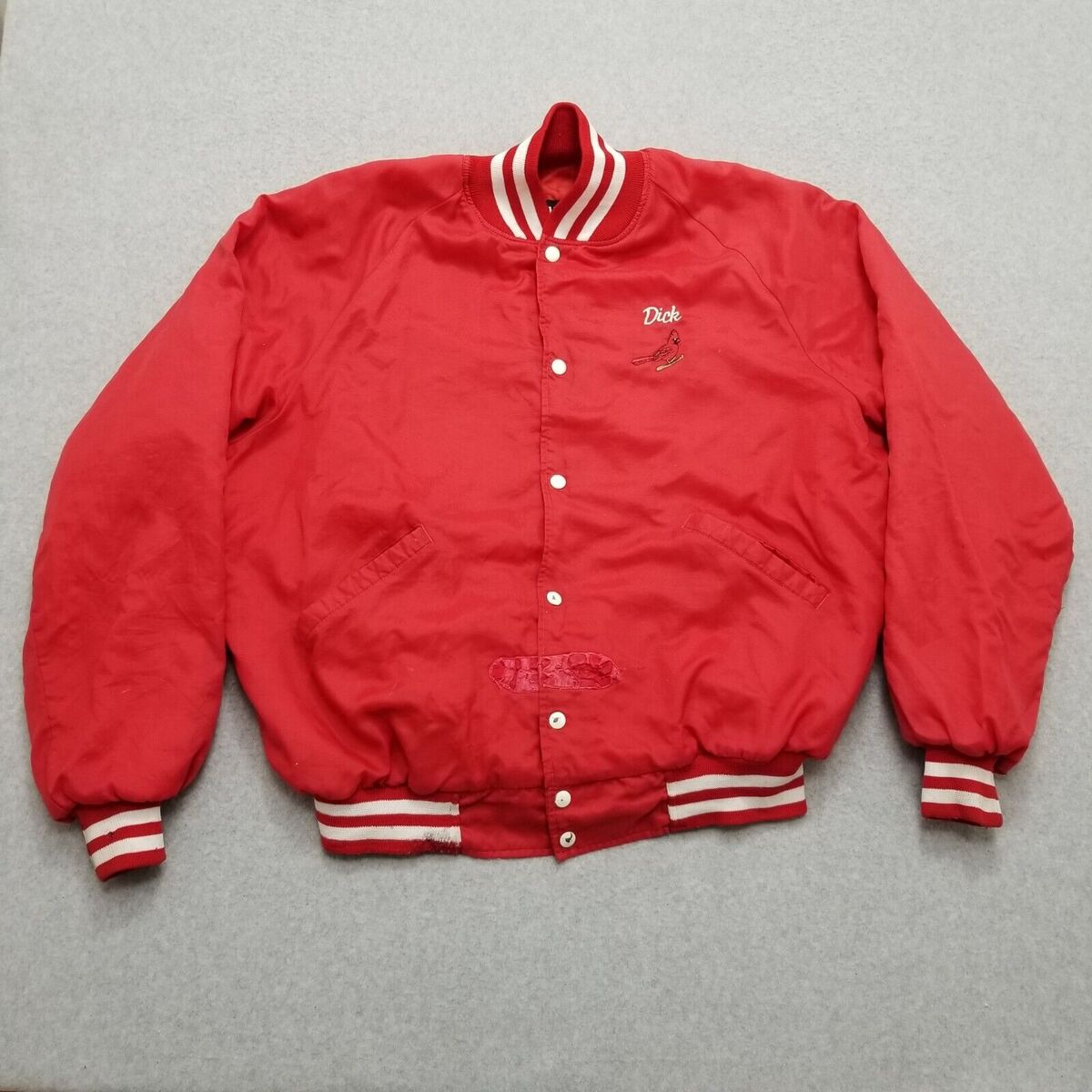 Vintage Butwin Jacket Mens Large Red Made In USA Pockets Vintage Butwin Jacket Mens Large Red Made In USA Pockets