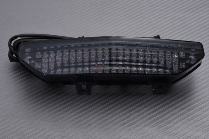 Feu stop LED fumé haut de gamme avec clignotants pour Kawasaki ZGT40 GTR 1400
