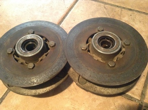 1997 97 POLARIS TRAIL BLAZER 250 FRONT WHEEL HUBS - Bild 2 von 2