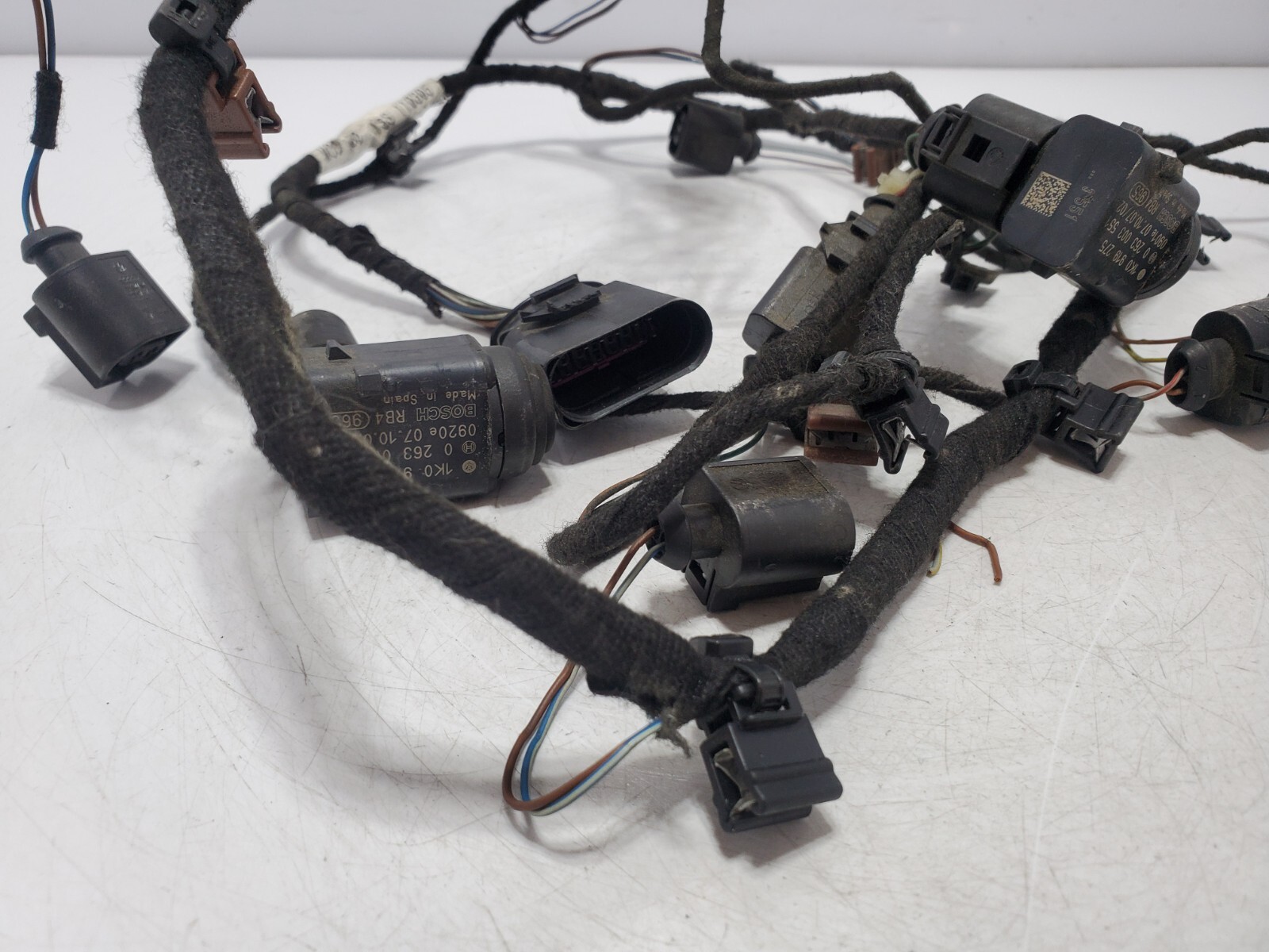 ✅ 03-10 OEM Bentley Continental GT Rear Bumper Parking Sensor PDC Harness Black