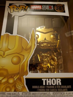 Thor Gold Chrome Thor Chrome Pop Funko Pop Marvel: Marvel Studios