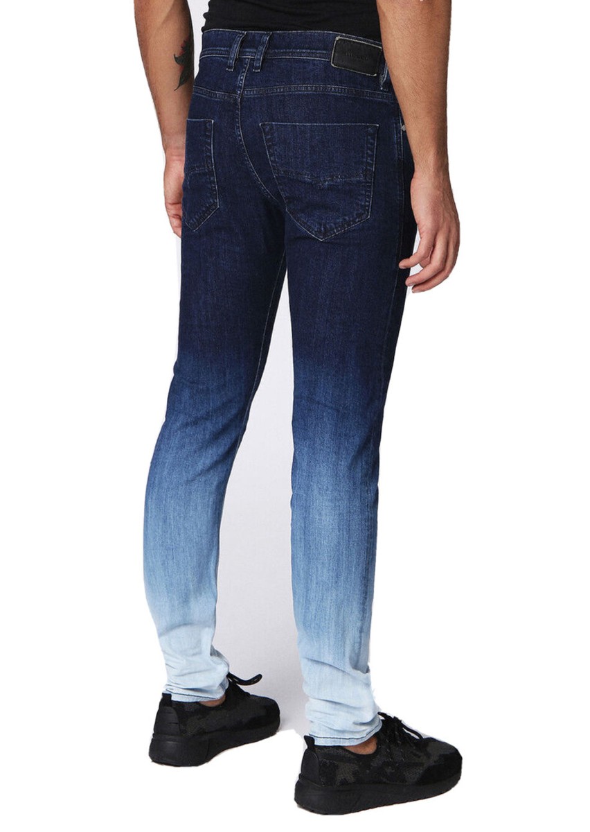 $298 Diesel Men's Tepphar 084MM Slim Carrot Jeans Made In Italy
