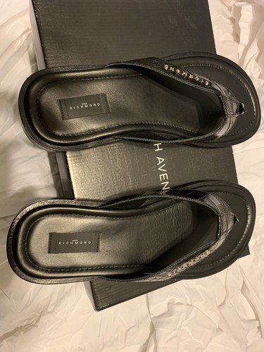 Zapatillas Italianas John Richmond Cocodrilo NEGRAS Talla US 11.5 EU 44.5 - Imagen 8 de 12