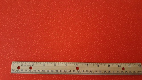 Quilting Treasures Summer Garden BTY Kate Knight Tonal Orange Dot Blender - Picture 2 of 3