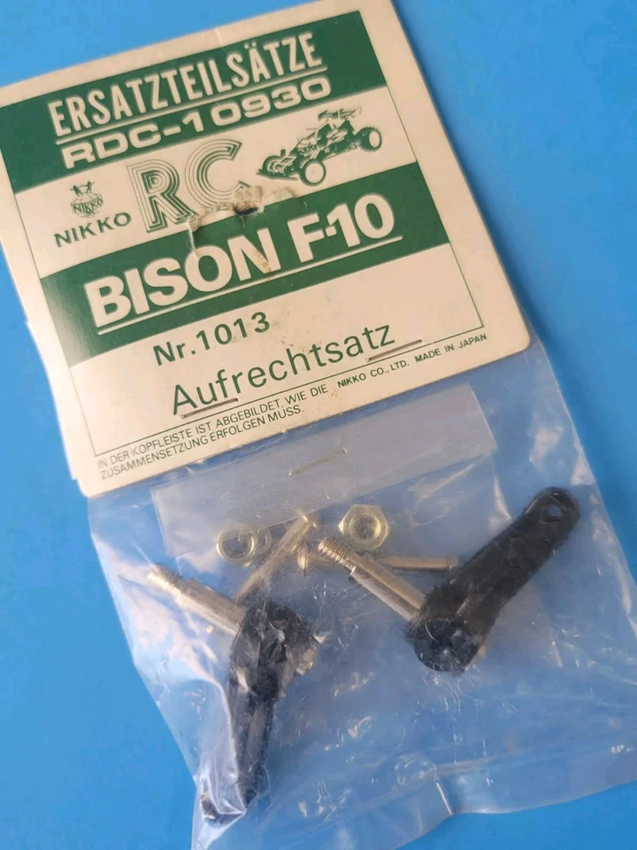 Nikko Rhino Bison F-10 Front Upright Steering Arms No. 1013 Vintage RC - Image 2 of 3