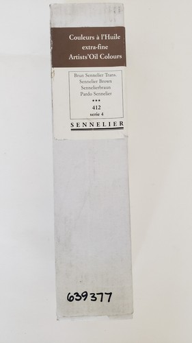 Sennelier Extra Fine Artist Oils 200ml Tube Sennelier Brown #412 Series 4 - Picture 1 of 2