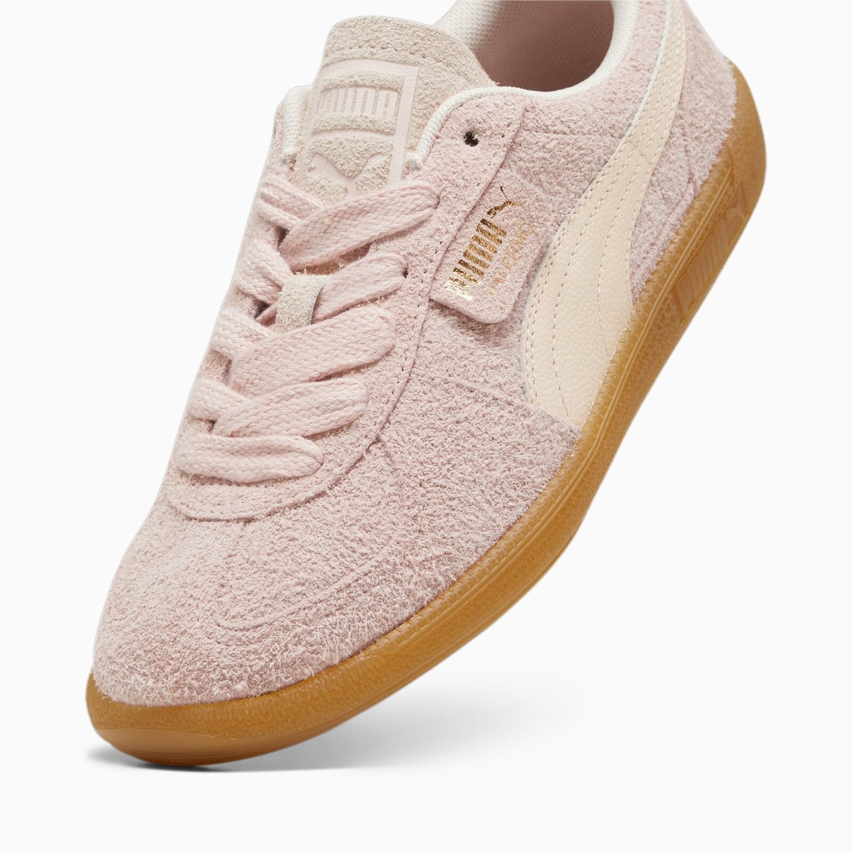 Puma Palermo Hairy Sneakers LifeStyle Shoe Rose Quartz