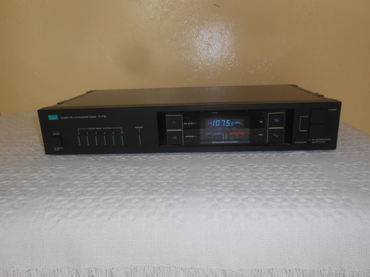SANSUI T-710 QUARTZ PLL SYNTHESIZED TUNER ( Tested ) Made In Japan