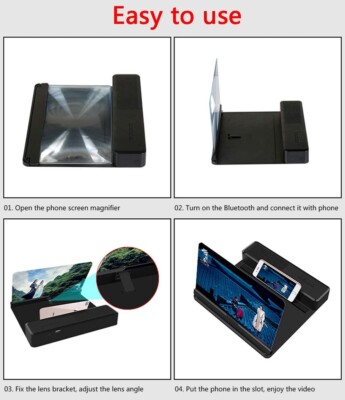 Supporto Per Altoparlante Stereo Bluetooth Con Amplificatore Video - Foto 2