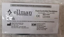 Ellman Foot-Controlled Handpiece Autoclavable 1/16" and 3/32" XHP1