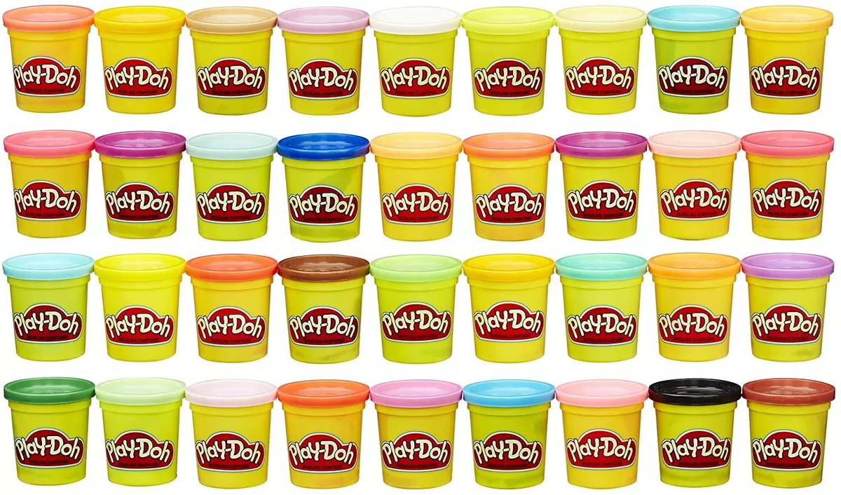 Play-Doh Bulk Multi Colors 3-Pack of Non-Toxic Modeling Compound, 7-Ounce  Total