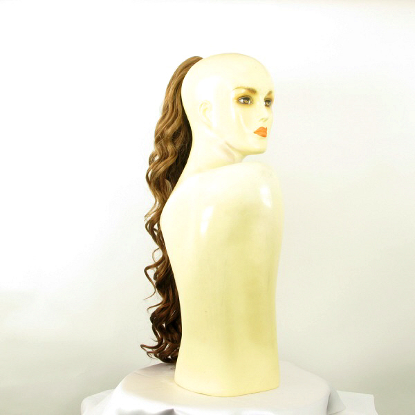 Extension Cheveux Postiche Queue De Cheval 65 Cm - Biondo Scuro Rame (brun Roux) - Neuf