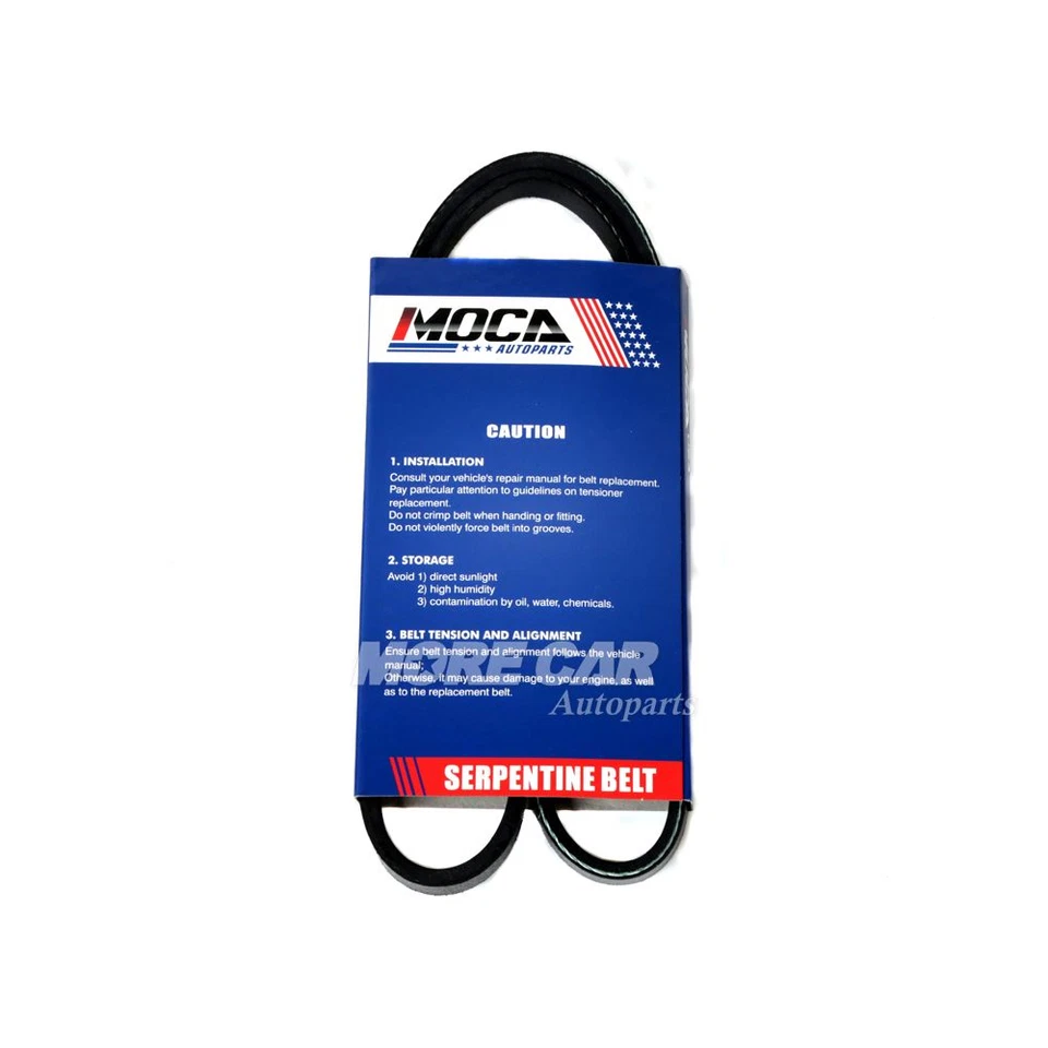 Serpentine Belt 3PK850 for 16-19 Chevrolet Volt 04-06 Scion XA XB Toyota Echo - Image 3 of 4