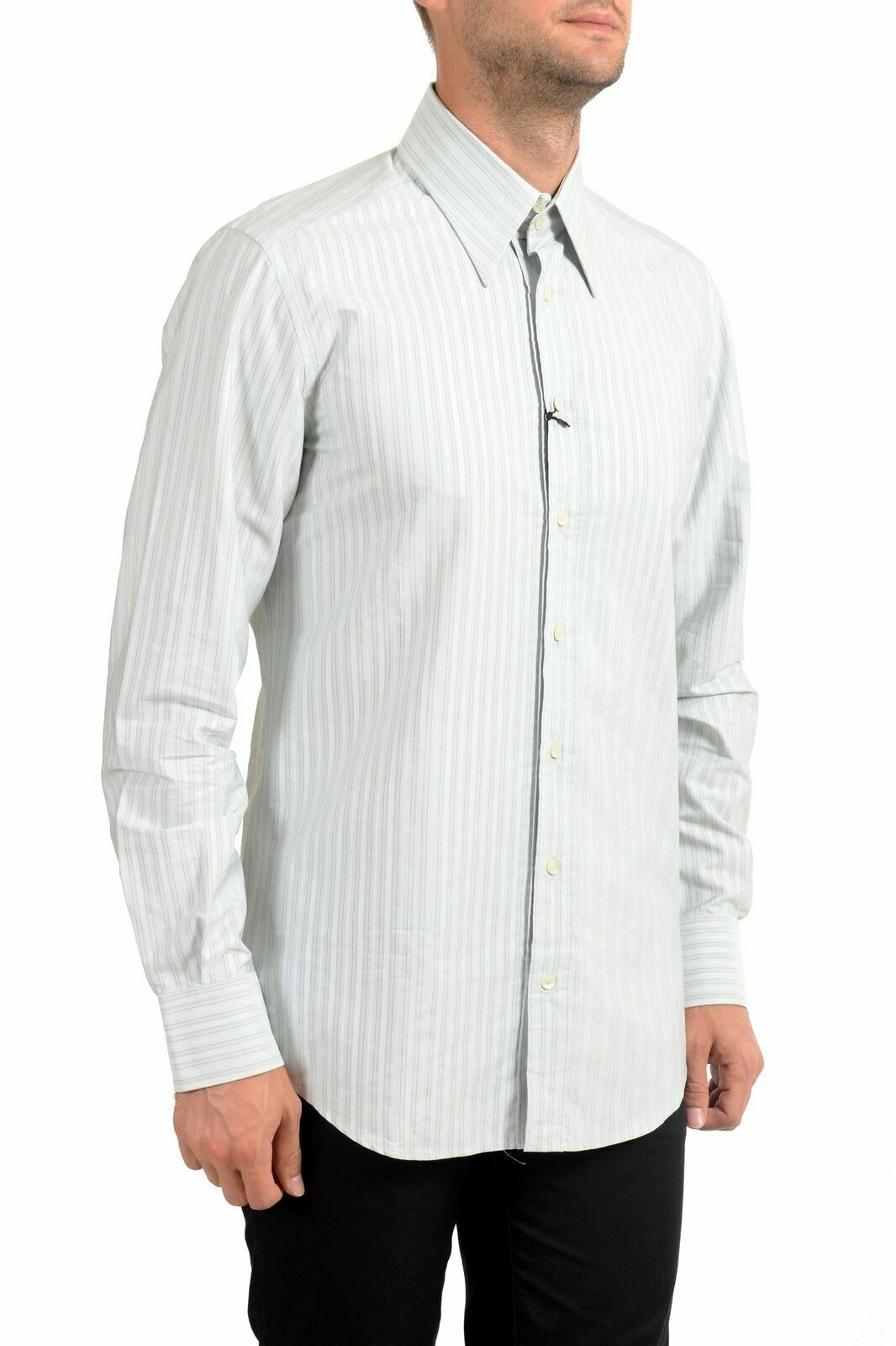 Мужская приталенная рубашка Dolce-Gabbana с длинным рукавом US 16 IT 41 22390₽