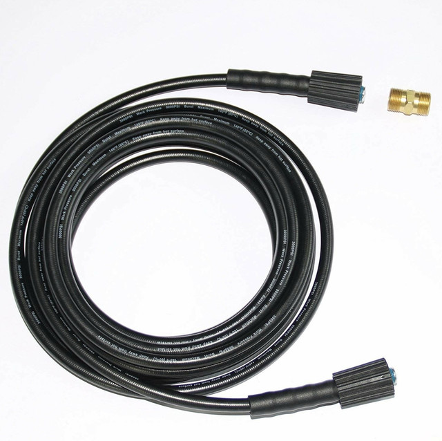 Long High Power Pressure Washer Extension Hose With Adapter 3000 PSI 1/