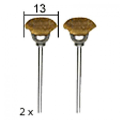 SPAZZOLA IN OTTONE A TAZZA (CONF. 2 PEZZI) COD. 28963