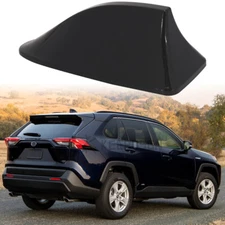 Car Shark Fin Roof Antenna Cover FM/AM Radio Signal Decor Aerial For Toyota Rav4