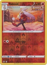 RABOOT 027/198 CHILLING REIGN POKEMON (REVERSE HOLO, NM)
