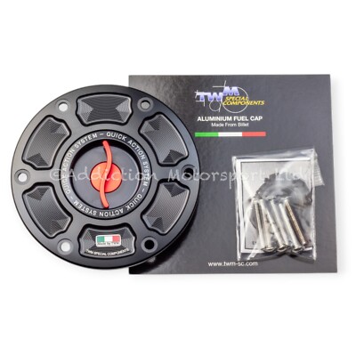TWM Keyless Quick Release Action Red Fuel Cap for Triumph Tiger 1200 GT Explorer