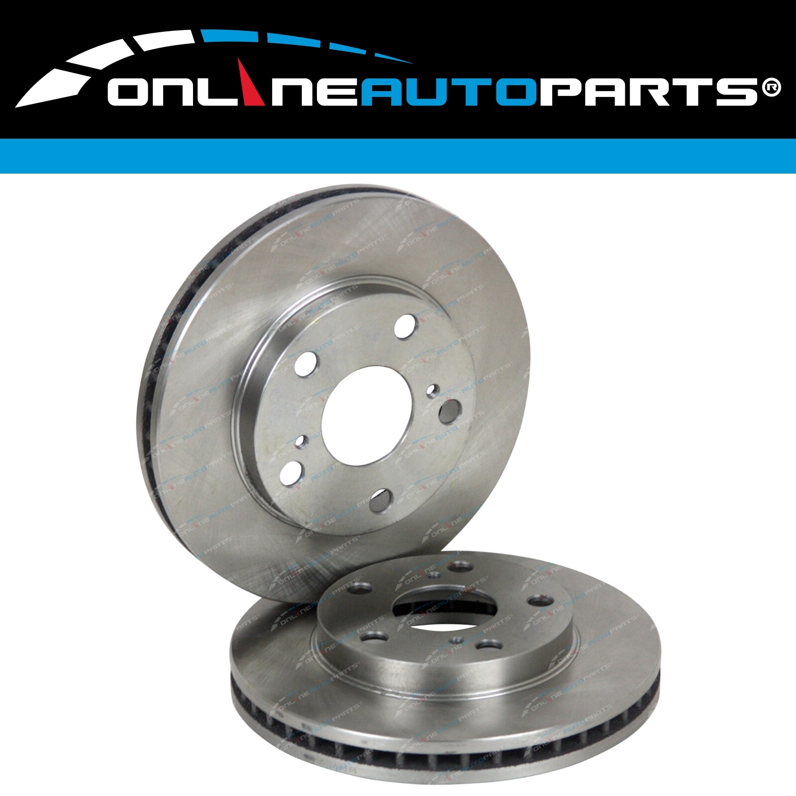 2 Front Disc Brake Rotors for Toyota Camry SDV10 SXV10 SXV20 4cyl 2.2L