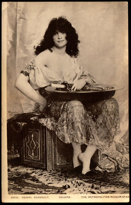 Postcard RPPC Salome Henri Regnault Metropolitan Museum of Art c1920 A7