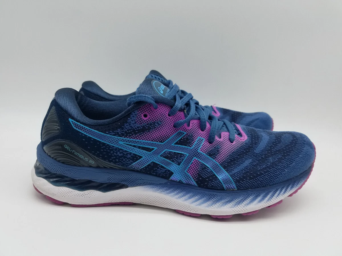 Asics Gel Nimbus 23 Women s Running Size 11 Blue Purple