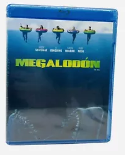 Blu-ray Movie New Spanish Edition The Meg Megalodon Jason Statham Shark Bluray