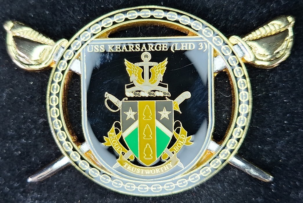 USS Kearsarge LHD-3 Chief Petty Officer Navy Challenge Coin