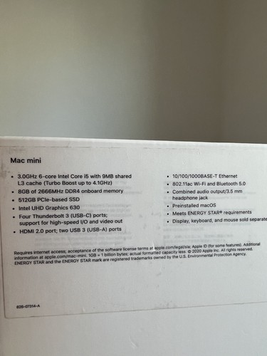 Apple Mac Mini 2018 i5 512GB SSD 8GB RAM - Space Gray - Afbeelding 15 van 18