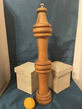 16” Chef Specialties Wooden Pepper Grinder Stainless Steel - Very Unique