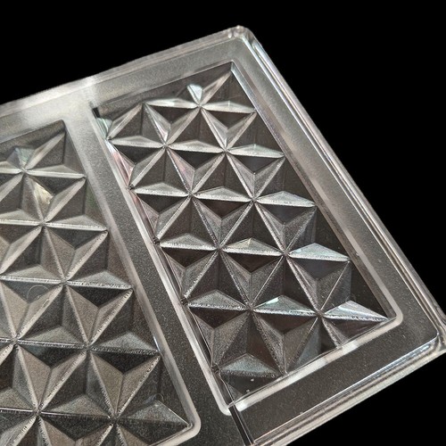 Polycarbonate Pyramidal Bar Chocolate Mold Large Poly-carbonate PC Candy Mould - Picture 5 of 6