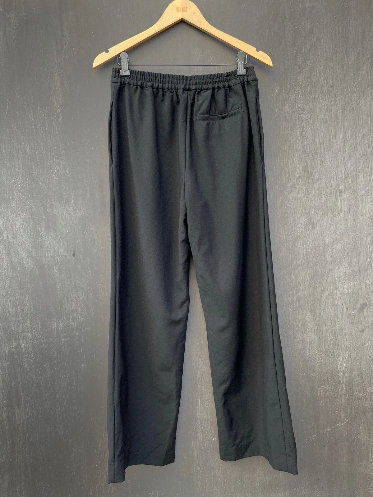 Pantaloni neri in lana gamba larga Acne Studios taglia 36