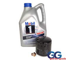 Mobil 1 Engine Oil & Genuine Ford Filter, Fits Escort, Sapphire 4wd Cosworth