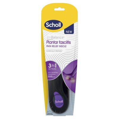 Scholl In Balance Pain Relief Plantar Fasciitis Orthotic Insole