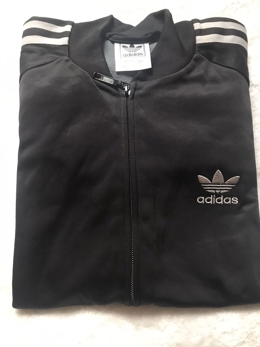 Adidas SuperStar Track top Jacket Full-zip Men's black /Alu Adidas SuperStar Track top Jacket Full-zip Men's black /Alu