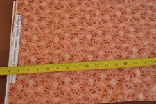 By 1/2 Yd, Brown Calico on Orange Cotton, Thimbleberries/Village Green, M8557