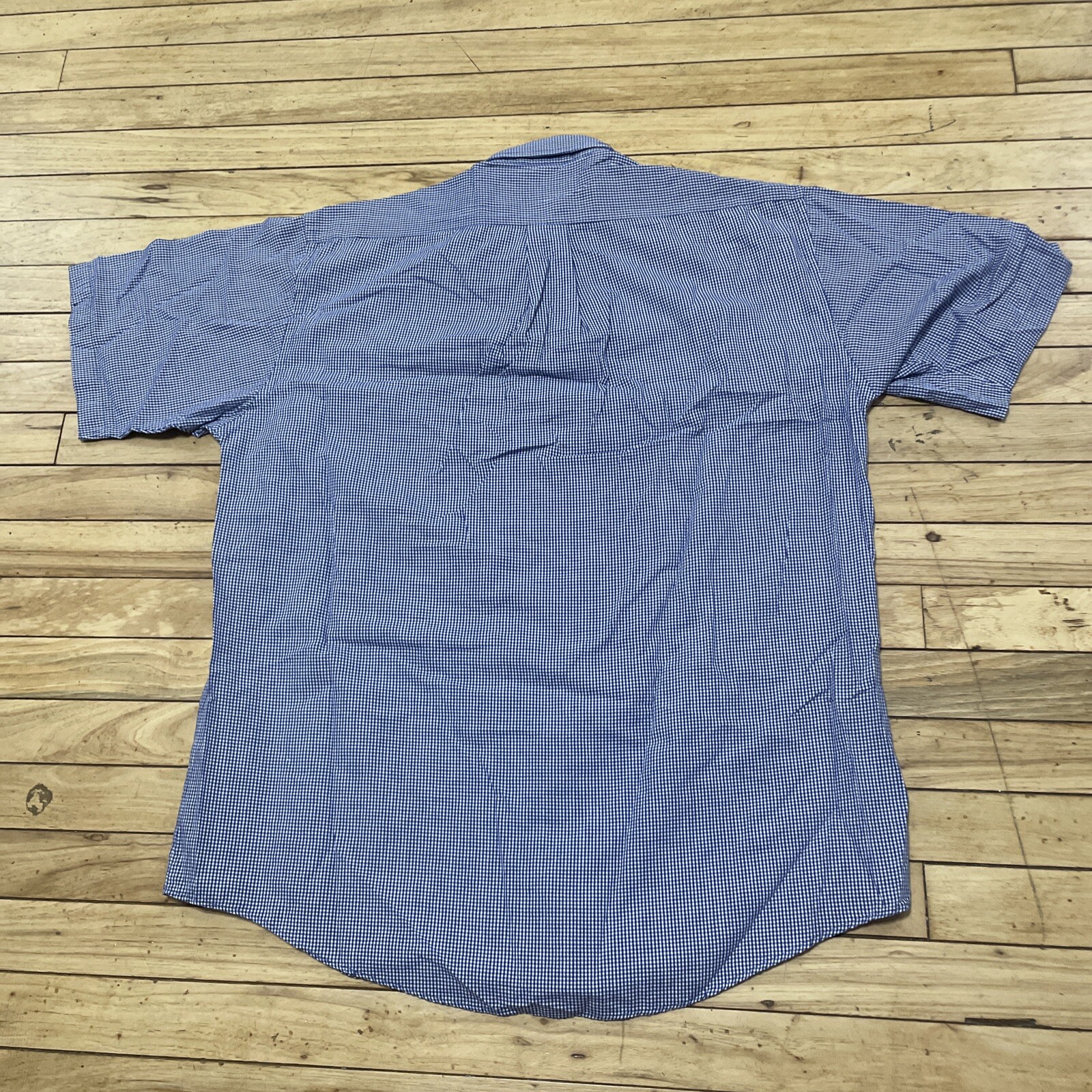 FILA SAVILE ROW Camicia con bottoni uomo collo 16 5 mezza manica blu facile cura cotone poli