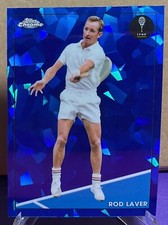 Rod Laver 2021 Topps Chrome Sapphire Tennis Blue Sapphire SP #38